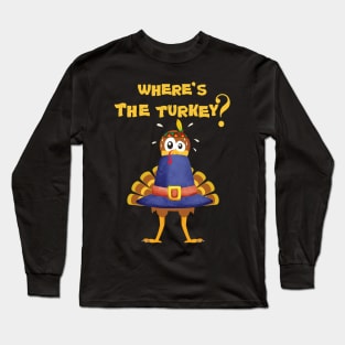 Funny Turkey Thanksgivinig day Long Sleeve T-Shirt